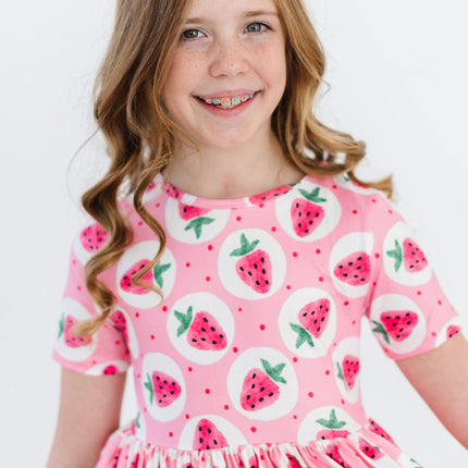 Strawberry Fields S/S Pocket Twirl Dress - Dashing Nova