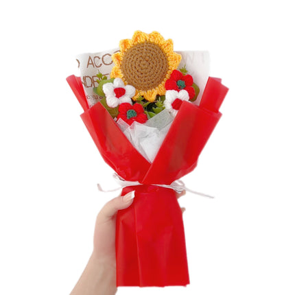 Sunflower Crochet Bouquet for Birthdays Anniversaries Housewarmings