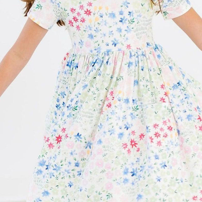 Sunshine Meadows S/S Pocket Twirl Dress - Dashing Nova