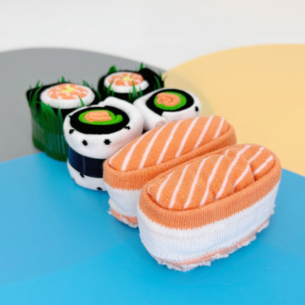 Sushi Socks 3 Pairs Holidays Funny Socks for Men Women with Gift Box