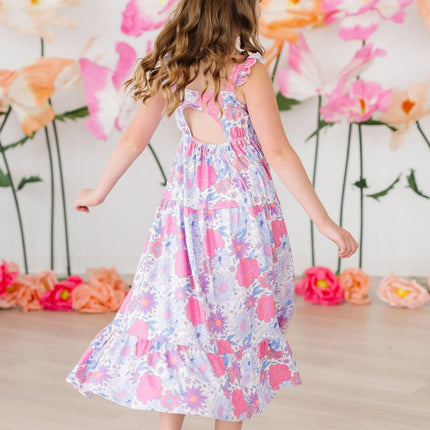 Sweet Springtime Ruffle Maxi Dress - Dashing Nova
