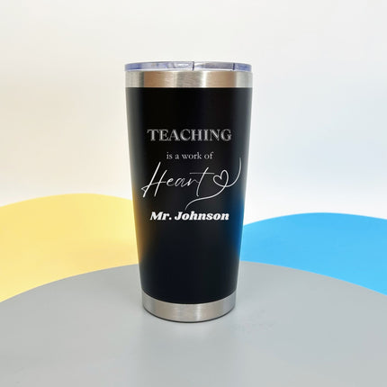 Teacher Appreciation Gift Tumbler - Personalized Unique Gift for Teachers