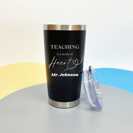 Teacher Appreciation Gift Tumbler - Personalized Unique Gift for Teachers