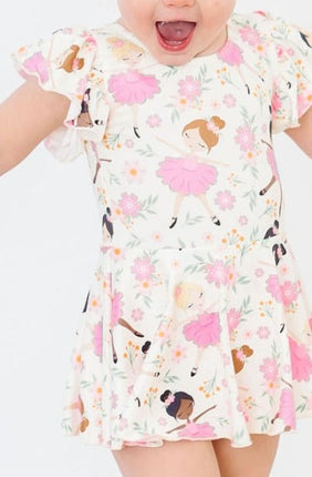 Tiny Dancer S/S Twirl Leotard - Dashing Nova