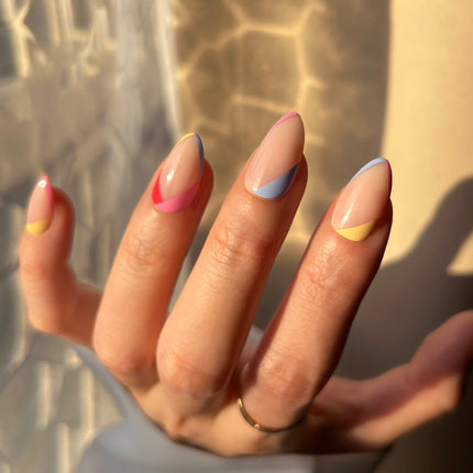 Tropical Splash | Soft & Durable Press-On Nails - Dashing Nova