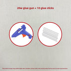 Christmas wind chimes [glue gun + 10 glue sticks]