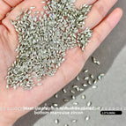 100pcs[5A Horse Eye Tip Bottom] 2. * 4 White