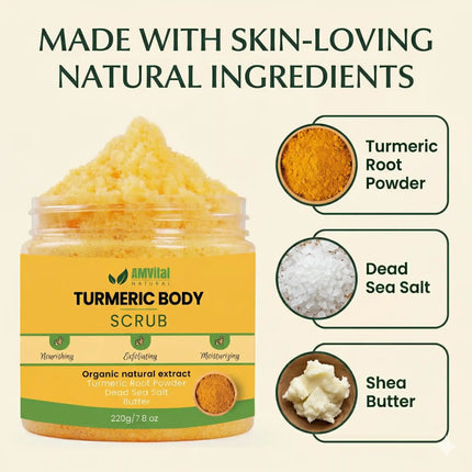 AMVital Turmeric Body Scrub - Dashing Nova