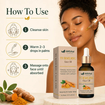AMVital Turmeric Face Oil - Dashing Nova