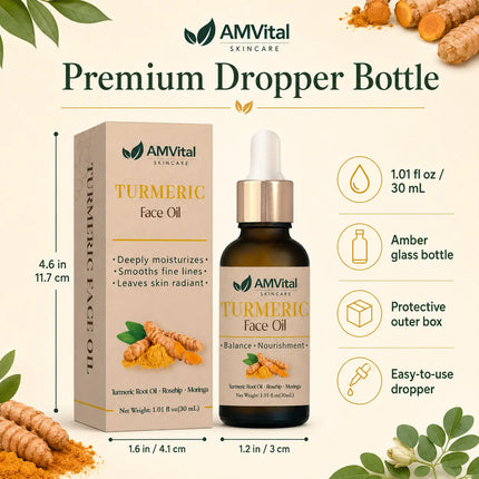 AMVital Turmeric Face Oil - Dashing Nova