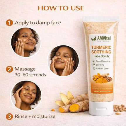 AMVital Turmeric Soothing Face Scrub