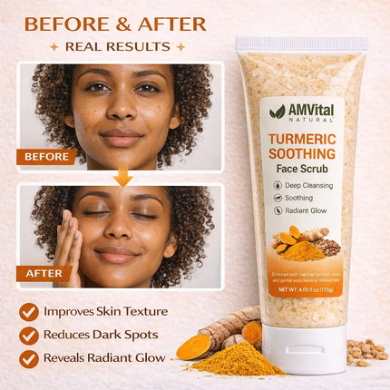 AMVital Turmeric Soothing Face Scrub - Dashing Nova