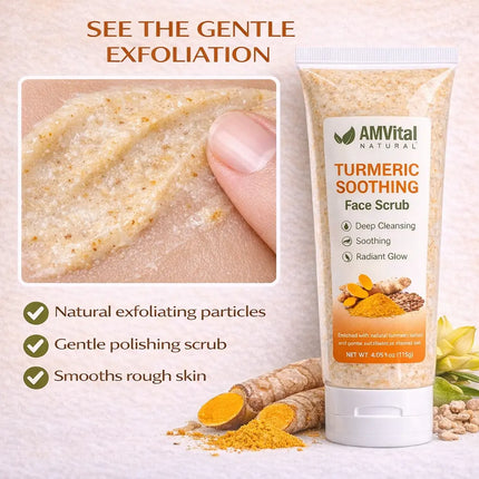 AMVital Turmeric Soothing Face Scrub - Dashing Nova