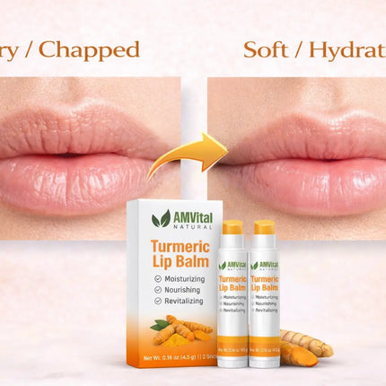 AMVital Turmeric Lip Balm 2-Pack - Dashing Nova