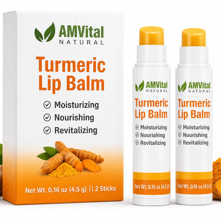 AMVital Turmeric Lip Balm 2-Pack - Dashing Nova