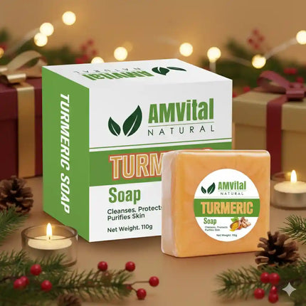 AMVital Turmeric Soap Bar for Face & Body - Dashing Nova