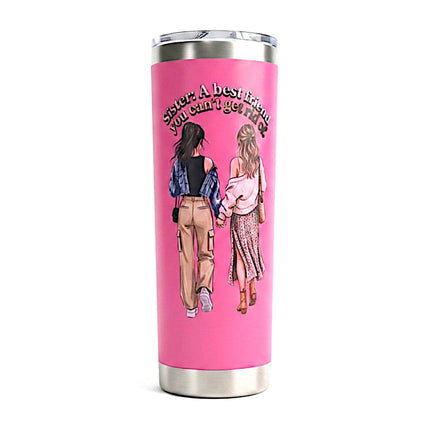Unique Sister Gift 20oz Insulated Stainless Steel Travel Tumbler