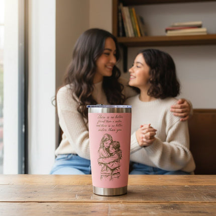 Unique Sister Gift 20oz Insulated Stainless Steel Travel Tumbler