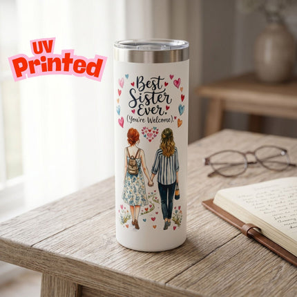 Unique Sister Gift 20oz Insulated Stainless Steel Travel Tumbler