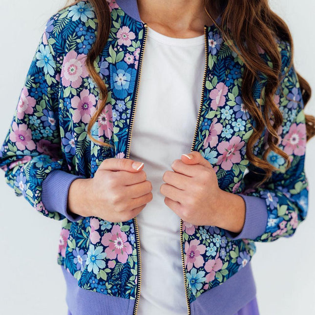Whimsy Satin Jacket - Dashing Nova