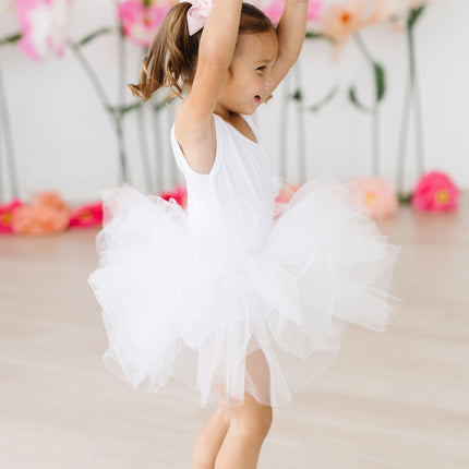 White Tank Tutu Leotard - Dashing Nova