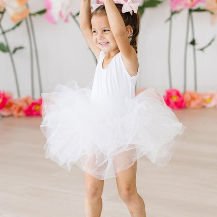 White Tank Tutu Leotard - Dashing Nova