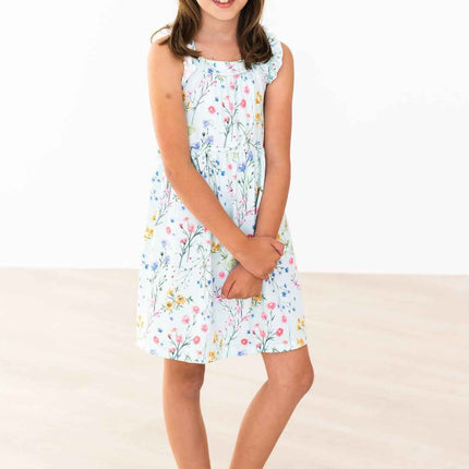 Wild Woods Ruffle Cross Back Dress