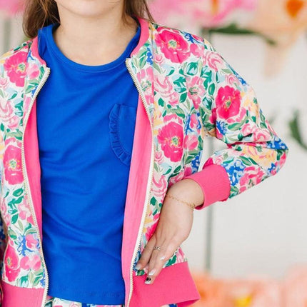 Wildflower Wishes Satin Jacket - Dashing Nova