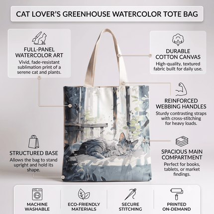 Women's Flannel Shoulder Bag Cute Cat Print Travel Tote
