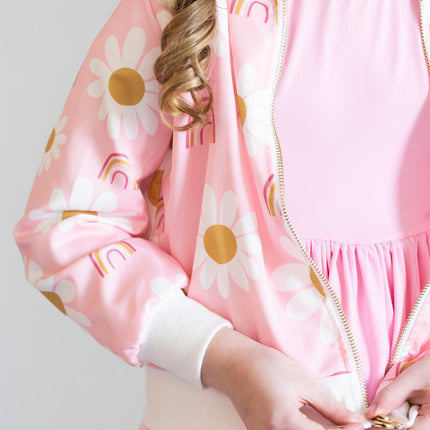 You are My Sunshine Satin Jacket - Dashing Nova