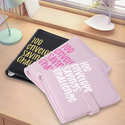 100 Envelope Saving Challenge, Fun Easy Cash Budget Saving Challenge Book Binder