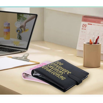 100 Envelope Saving Challenge, Fun Easy Cash Budget Saving Challenge Book Binder