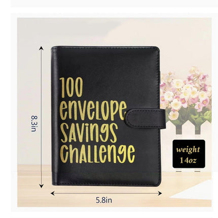 100 Envelope Saving Challenge, Fun Easy Cash Budget Saving Challenge Book Binder