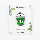 White Polar Bear Boba Pin