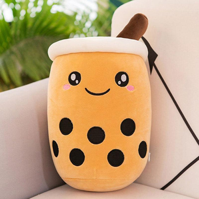 Giant Boba Plush 50cm 70cm XL Bubble Tea Milk Tea Large Boba Stuffed Pillow Plush