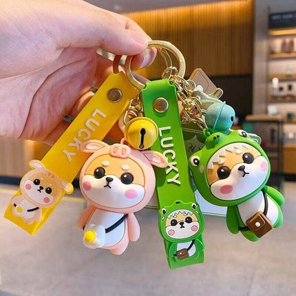Cute Shiba Inu Keychains for Women's Car Keys, Durable and Kawaii