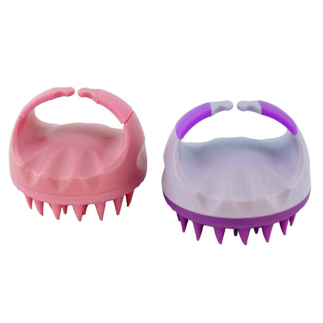 Shampoo Scalp Scrubber Brush Silicone Shower Massager for Hair Care
