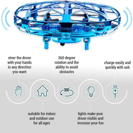 UFO Drone Motion Controlled Auto Avoid Obstacles