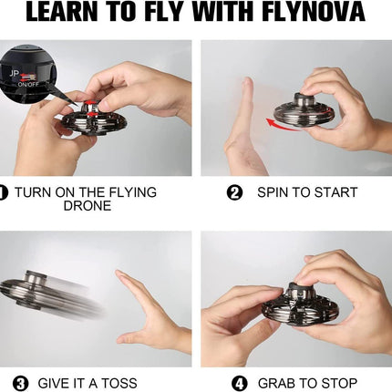 UFO Flying Spinner Mini Fidget Spinner Boomerang Drone Toy